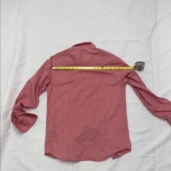 Tommy Hilfiger Red Button Down Shirt Classic Fit - Picture 7 of 8